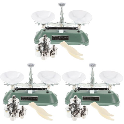 3Sets Durable Balance Scale Teaching Tool for Experiments 1