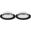 2Sets Transparent Aquarium Floating Plant Rings for Fish Feeding Use 3