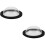 2Sets Transparent Aquarium Floating Plant Rings for Fish Feeding Use 7