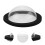 2Sets Transparent Aquarium Floating Plant Rings for Fish Feeding Use 9