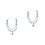 2Pièces Bracelet De Ajustable 9