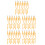 150Pcs Plastic Dinosaur Digging Kit Yellow Home Science Tool Set 8