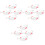 12Pcs Multi Color Protective Safety Glasses for Home and Work Use 3