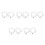 5Pièces Bracelets Conque Argent Zinc Durable Pour 4