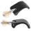 2 τεμάχια Universal Trekking Bat Lock Flip Handle για πεζοπορία και αναρρίχηση, κλιπ νάιλον, μαύρο 6