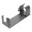 4Pcs Wall-Mounted Aluminum Hair Tool Storage Rack Silver for Home Use 2