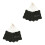 2Pcs Black Wooden Mini Chalkboards Erasable Decorative Message Boards 7