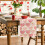Golden Pink Polyester Table Runner 13 x 36 in 3