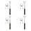 4Sets Cue Bridges Retractable for Precise Billiard Shots 8