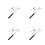 4Sets Cue Bridges Retractable for Precise Billiard Shots 9