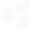 30Pcs Black Metal Hand Fan Frame DIY Round Structure for Wedding Stage 8