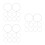 30Pcs Black Metal Hand Fan Frame DIY Round Structure for Wedding Stage 10