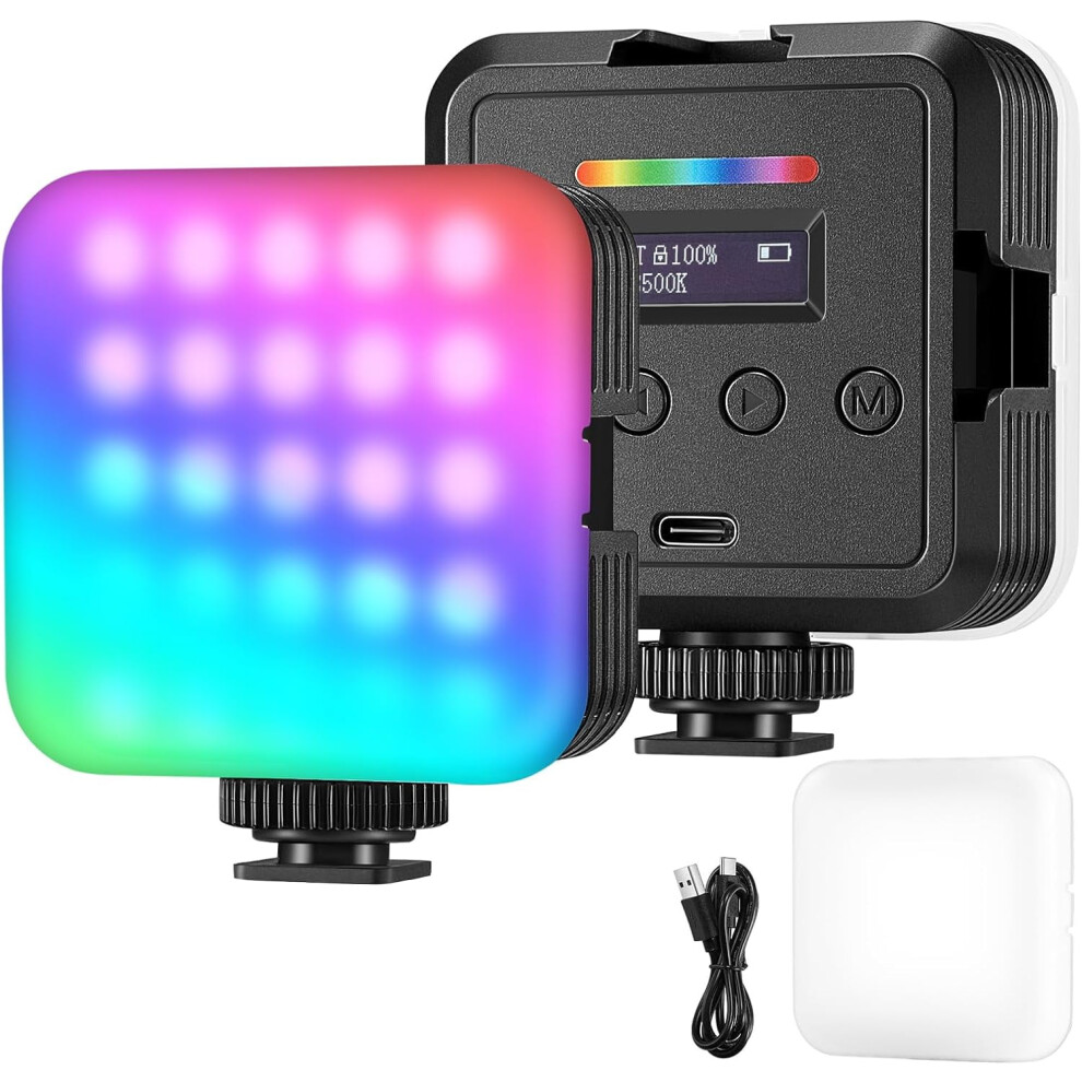 Magnetic Rgb Camera Led Panel 360 Color 2500K-8500K Light 9087558809287