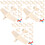 36Pcs DIY Wood Airplane Models Light Yellow Planes for Decorative Use 3