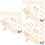 36Pcs DIY Wood Airplane Models Light Yellow Planes for Decorative Use 6