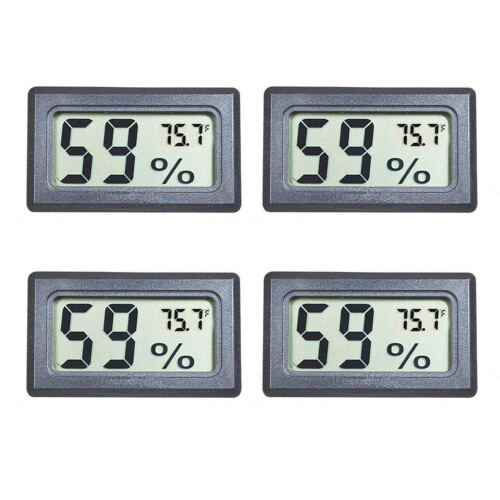 Termometro digitale igrometro Fahrenheit LCD4 pezzi