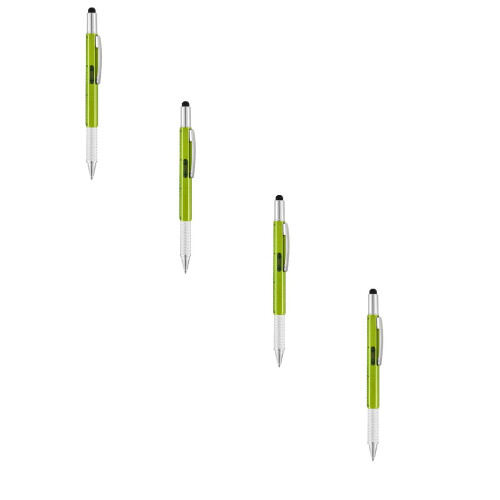 6-in-1-Multitool-Stiftset, grün, 4-teilig