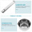 Ανοξείδωτη κουτάλα νερού βαθιά σούπα Spoon1Set οικιακό εργαλείο κουζίνας 5