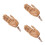 3Pièces Main Bois Articulée Posable Sculpture Marron 7