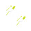 2Sets Home Use Yellow Silicone Feeding and Pacifier Cleaning Brush Set 6