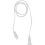 Extension Cable Rubber Copper 2-Prong Dual Outlet 10A 8