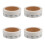 4000Pcs Round Open Stickers Clear Pet Waterproof Labels Easy Peel Seal 3