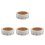 4000Pcs Round Open Stickers Clear Pet Waterproof Labels Easy Peel Seal 6