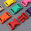100Pcs Premium Plastic Buckles Adjustable Clips for Camping Paracord 3