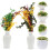 12Pièces Décorations Mini Plantes Pour Maquettes Décor Coloré Durable 3