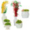 12Pièces Décorations Mini Plantes Pour Maquettes Décor Coloré Durable 5