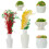 12Pièces Décorations Mini Plantes Pour Maquettes Décor Coloré Durable 8