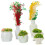 12Pièces Décorations Mini Plantes Pour Maquettes Décor Coloré Durable 10