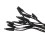 1000Pcs Clothing Hanging Tag String Fastener Labeling Loops Black 3