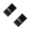 2St Duurzame Auto Audio Crossover Plastic Zwart 10