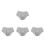 4Pcs Light Grey Cotton Men’s Underwear for Care Needs 7