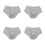 4Pcs Light Grey Cotton Men’s Underwear for Care Needs 8