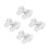 24Pcs White Iron Mini Buckets for Craft Storage and Decorative Use 5