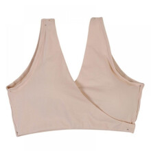 Womens Extra Soft Organic Cotton Wireless Nursing & Maternity Sleep Bra