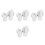 24Pcs White Iron Mini Buckets for Craft Storage and Decorative Use 8