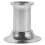 2Pcs Silver Stainless Steel Moxa Burner Extinguisher with Stable Base 3