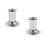2Pcs Silver Stainless Steel Moxa Burner Extinguisher with Stable Base 4