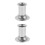 2Pcs Silver Stainless Steel Moxa Burner Extinguisher with Stable Base 6