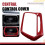 Car Center Control Panel Cover Decorative Sticker Real Modification Accessories for  Camaro 2016+ Red 3