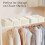 Beige Fabric Drawer Organisers – 6-Piece Set, Foldable & 4