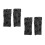 2Paren Punk Fingerless Handschoenen Polyester Halloween Cosplay 3