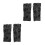 2Paren Punk Fingerless Handschoenen Polyester Halloween Cosplay 5