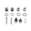 For  Dyna FXDWG 2010-2017 Detachable Rear  Mount Bracket Back Sissy Bar Docking Hardware Kit 54097-10 4