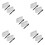 10Sets Stick on Name Labels Writable Fabric Tags for School Uniforms 8