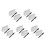 10Sets Stick on Name Labels Writable Fabric Tags for School Uniforms 9