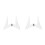 2Pcs Clear Acrylic Belt Display Rack for Home Martial 9
